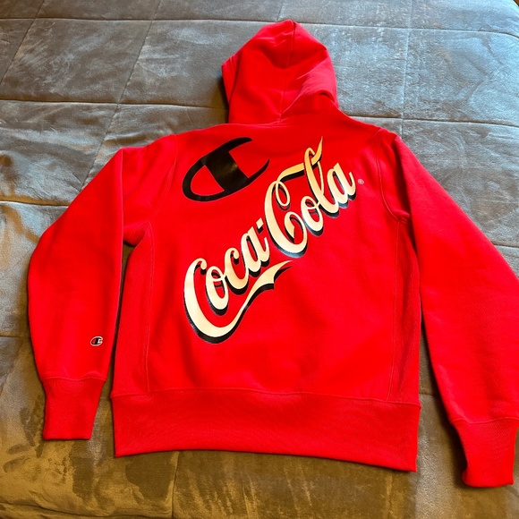 Champions Coca-cola hoodie size m - Picture 1 of 3